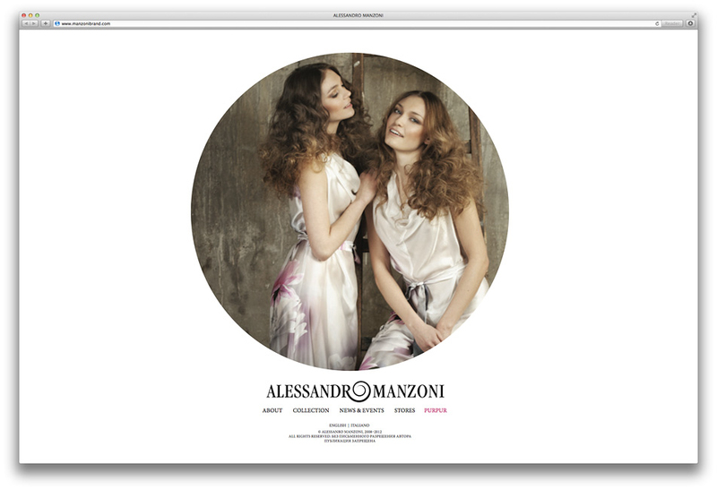 Alessandro Manzoni / Web-site — Разработка промо-сайта бренда